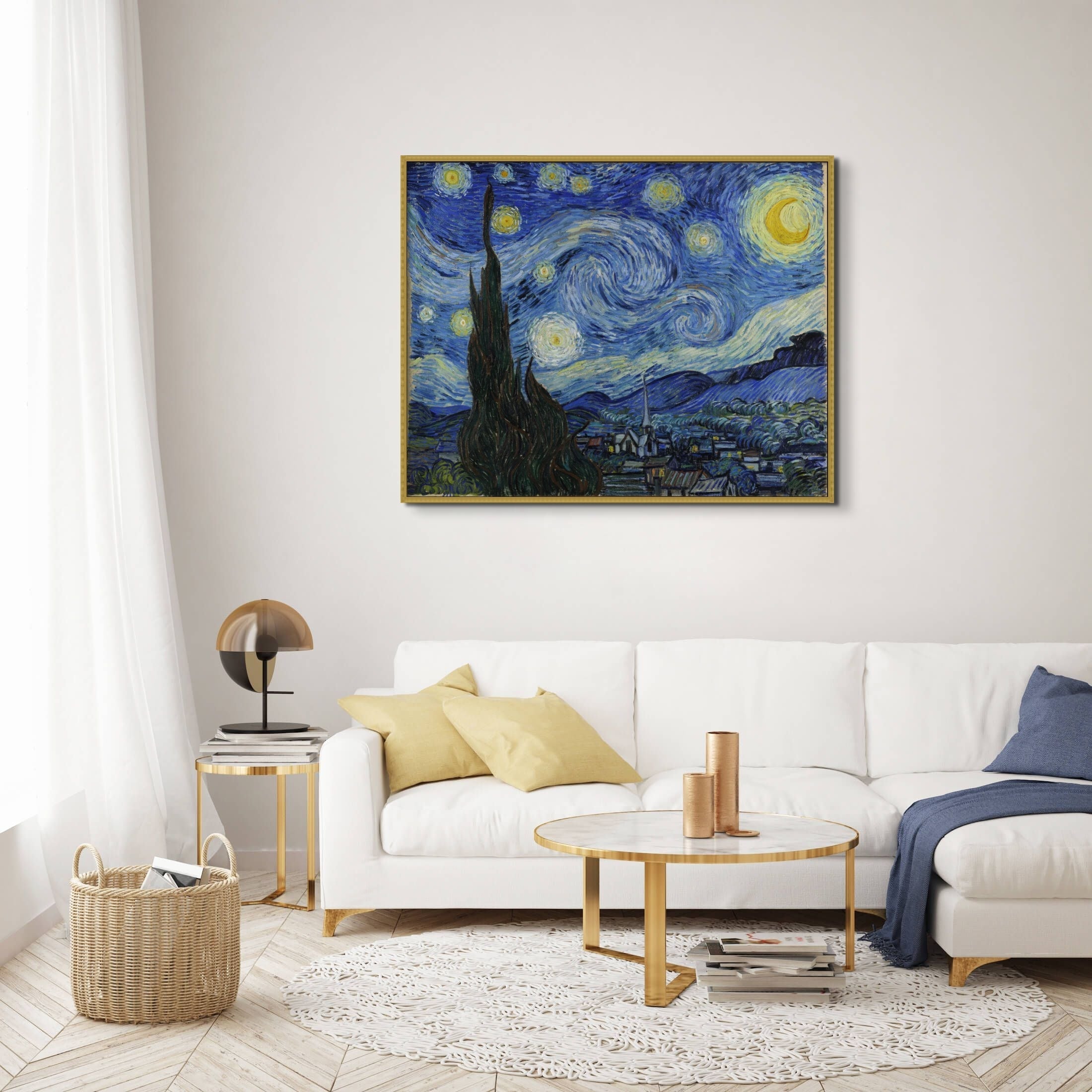 The Starry Night - oil painting of Vincent van Gogh