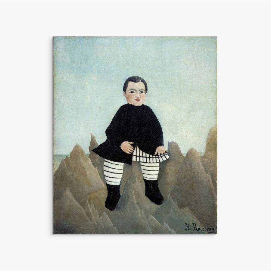 Boy on the Rocks Henri Rousseau ReplicArt Oil Painting Reproduction